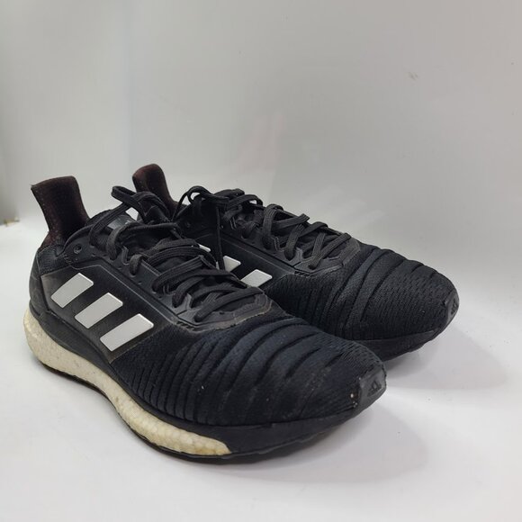 Adidas Men's Black Solar Glide BB7447 Lace Up Athletic Running Shoes Size 9 - Picture 3 of 7